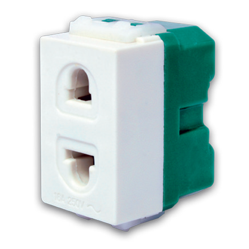 ปลั๊กฝัง Zeberg(ซีเบิร์ก) ZBG803K ทองแดงสปริงแท้ 16A 250V แบบเสียบล็อค [ขายส่ง]