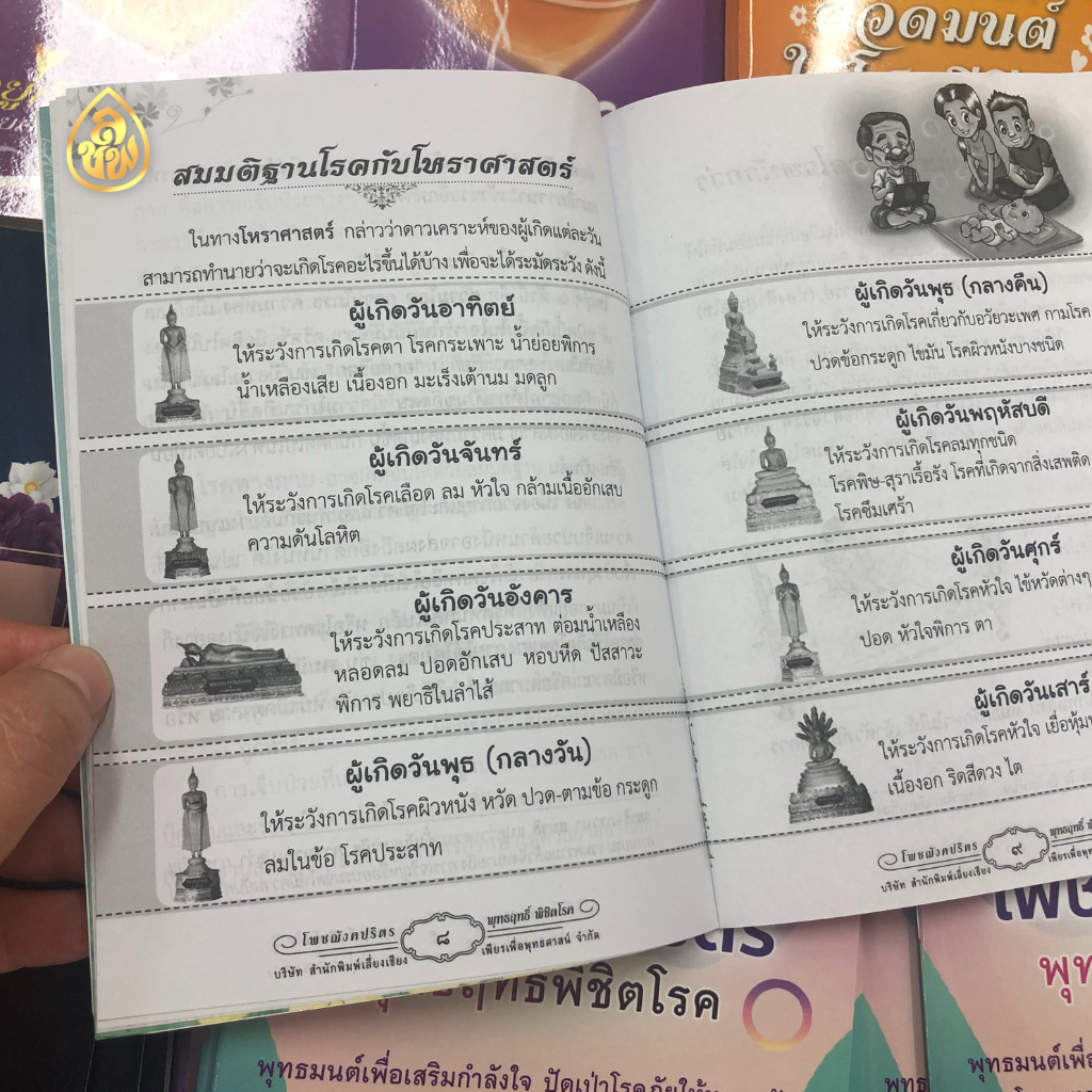 หนังสือสวดมนต์ โพชฌังคปริตร พุทธฤทธิ์พิชิตโรค ( มีให้เลือก แพค 5 เล่ม กับ แพค 10 เล่ม) หนังสือธรรมะ #สำนักพิมพ์เลี่ยง