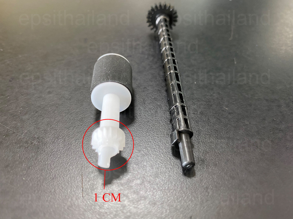 ้ย G3Q59-60114-1 แกนเฟืองพร้อมลูกยางดึงกระดาษฝาด้านบนชุดต้น PICKUP ROLLER AND GEAR SHAFT TOP COVER, ADF FOR HP M129/M130/M132/M133/M134/M227/M230/M231/M180/M181/M280/M281 500 กรัม