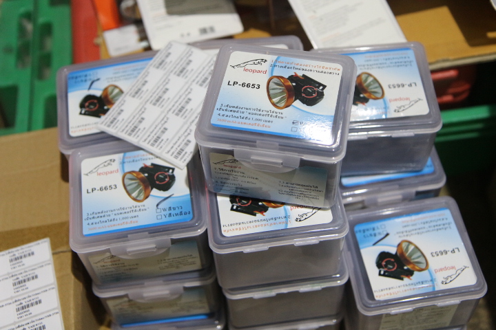 ไฟฉายชาร์ตคาดหัว/Leopard/LP-6653,LP-6612/1ดวงใหญ่,หรี่