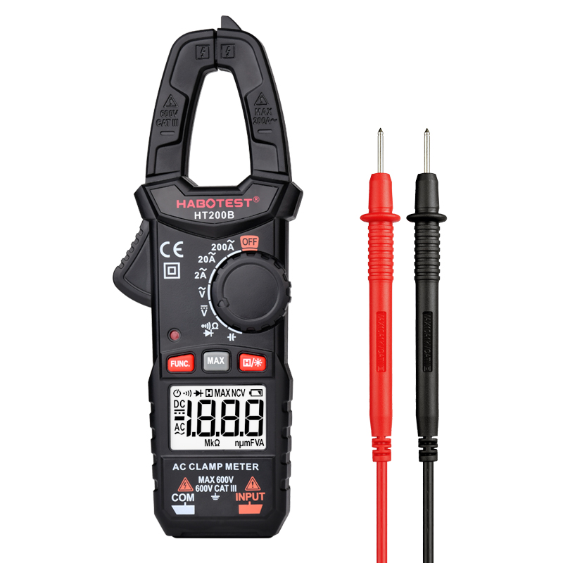 HABOTEST HT200B Mini AC Digital Clamp Meter True