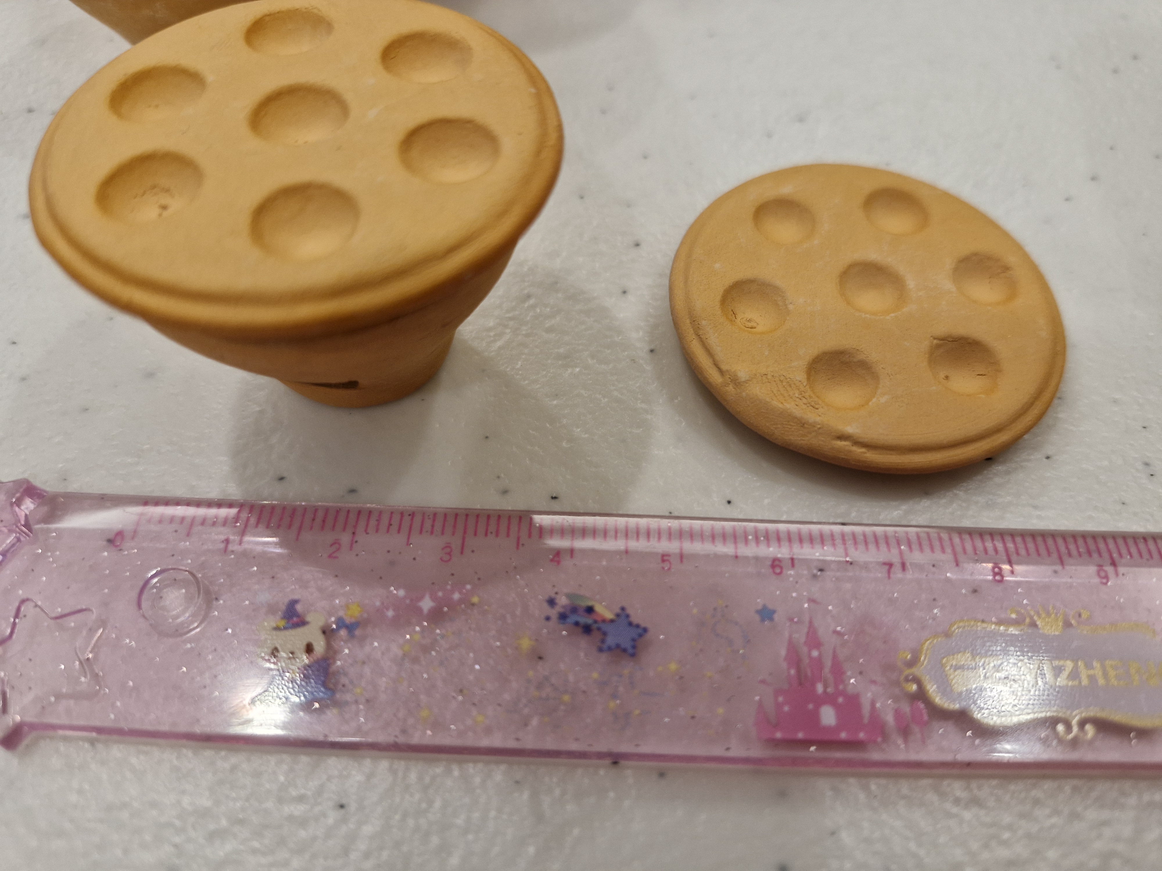 ชุดขนมครกจิ๋ว จากเครื่องปั้นดินเผาจิ๋ว งานจำลอง ตุ๊กตาจิ๋ว อาหาร ของเล่น โมเดล DIY ดินจำลอง มินิ