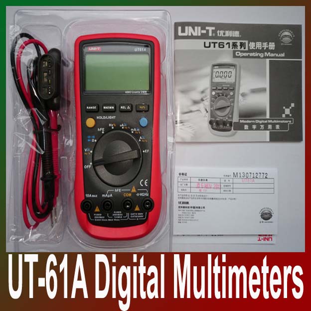มัลติมิเตอร์ดิจิตอล UNI-T UT-61A