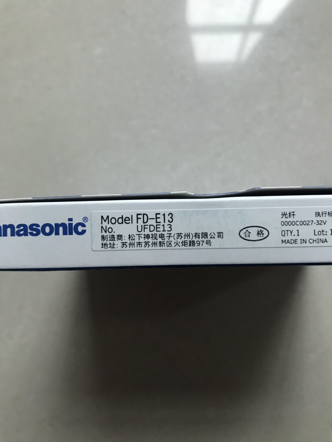 Fiber Sensor Panasonic FD-E13