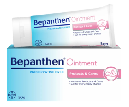 Bepanthen Ointment - บีแพนเธน ออยเมนท์ ปกป้องและบำรุงผิวใต้ผ้าอ้อม 50g