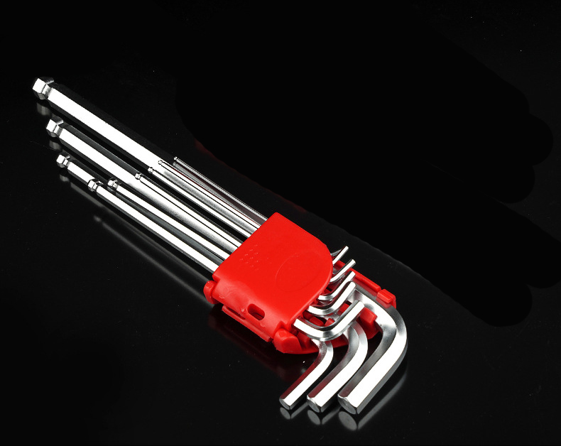 ชุดประแจแอลหกเหลี่ยม แบบสั้นและยาว 9ตัว/ชุด [ขายปลีก/ส่ง] ถูกสุดๆ