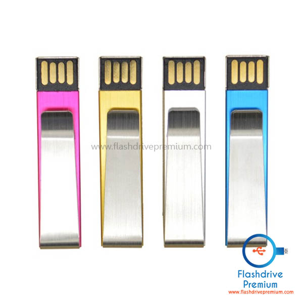 แฟลชไดร์ฟโลหะ คลิปหนีบกระดาษ (Metal Flash Drive Clip)