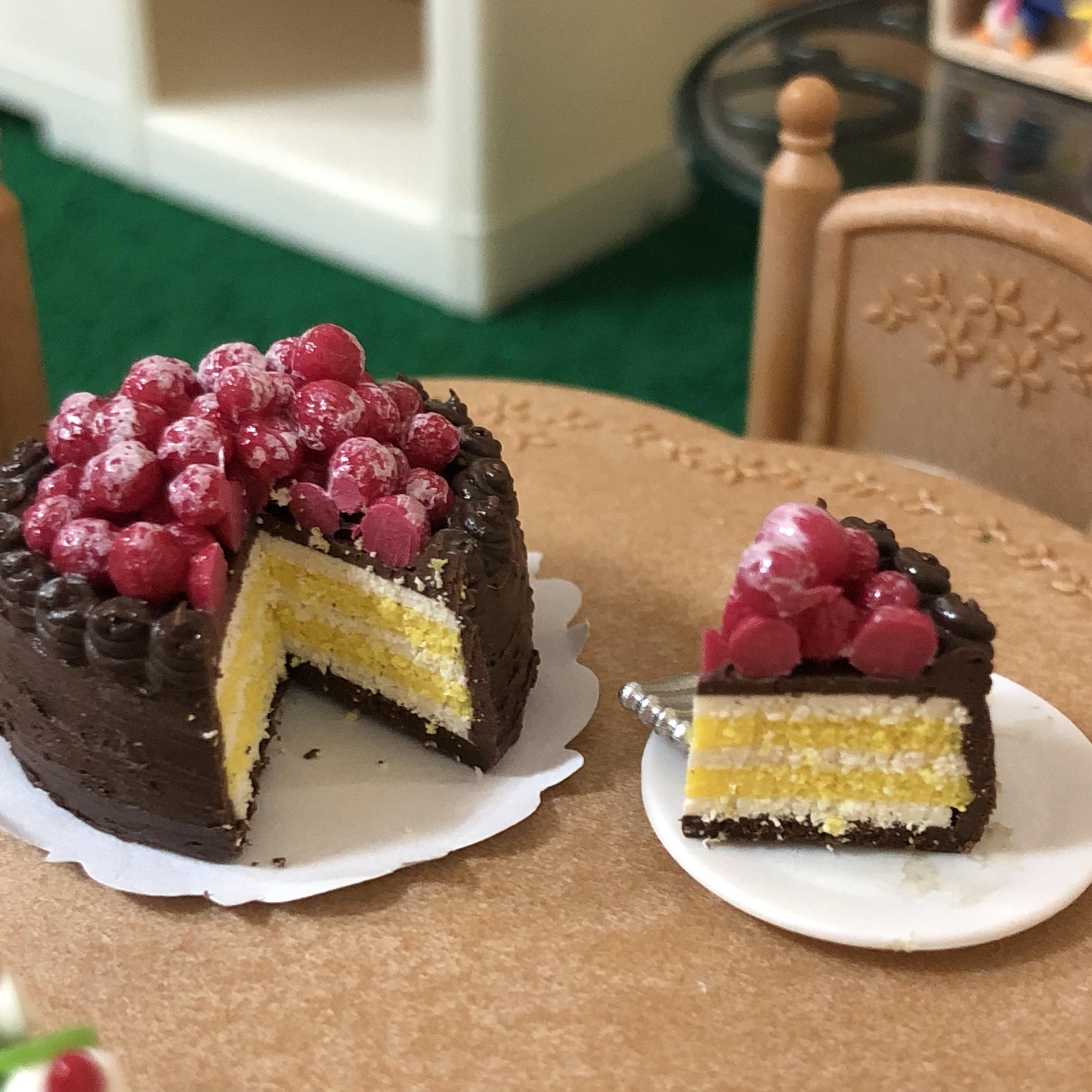 Sliced Cake