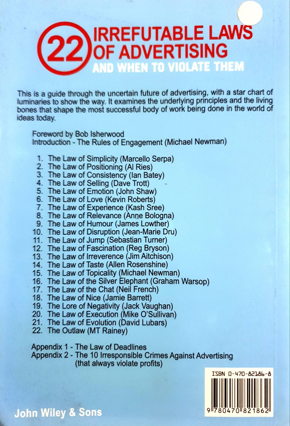 22 Irrefutable Laws of Advertising: And When to Violate Them