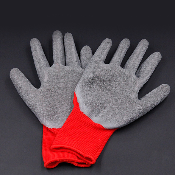 ถุงมือผ้าเคลือบยาง FINDER ของแท้ สีเทา-แดง กันลื่น กันหนาม กันบาด ป้องกันอาการการเจ็บมือ [ขายส่ง]