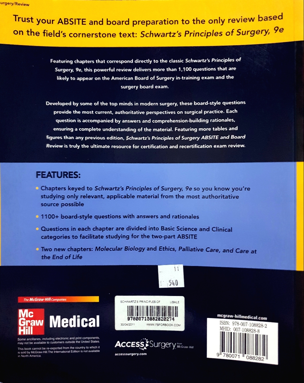 Schwartz's Principle of Surgery : Ninth Edition