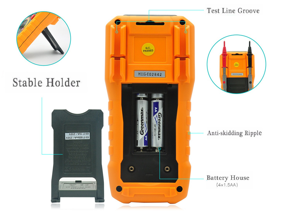 Multimeter Digital PEAKMETER PM8236 Auto Range