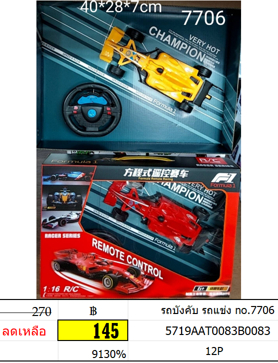 รถบังคับ รถแข่ง 7706