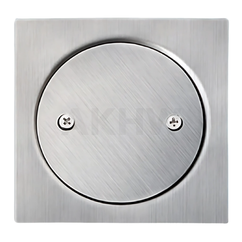 ฝาดูดส้วมสแตนเลส KingsMan แบบสี่เหลี่ยม ขนาด4นิ้ว/6นิ้ว แข็งแรง ไม่เป็นสนิม