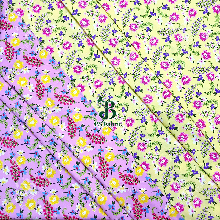 ลายดอกไม้ COTTON100%