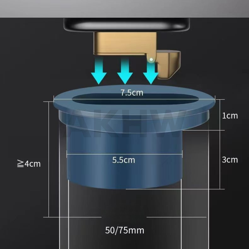 ตะแกรงน้ำทิ้งแบบยาว ลายเส้น KingsMan ความกว้าง 3.2cm วัสดุสแตนเลสหนา SUS304 ทนทาน ไม่เป็นสนิม [ขายปลีก/ส่ง]