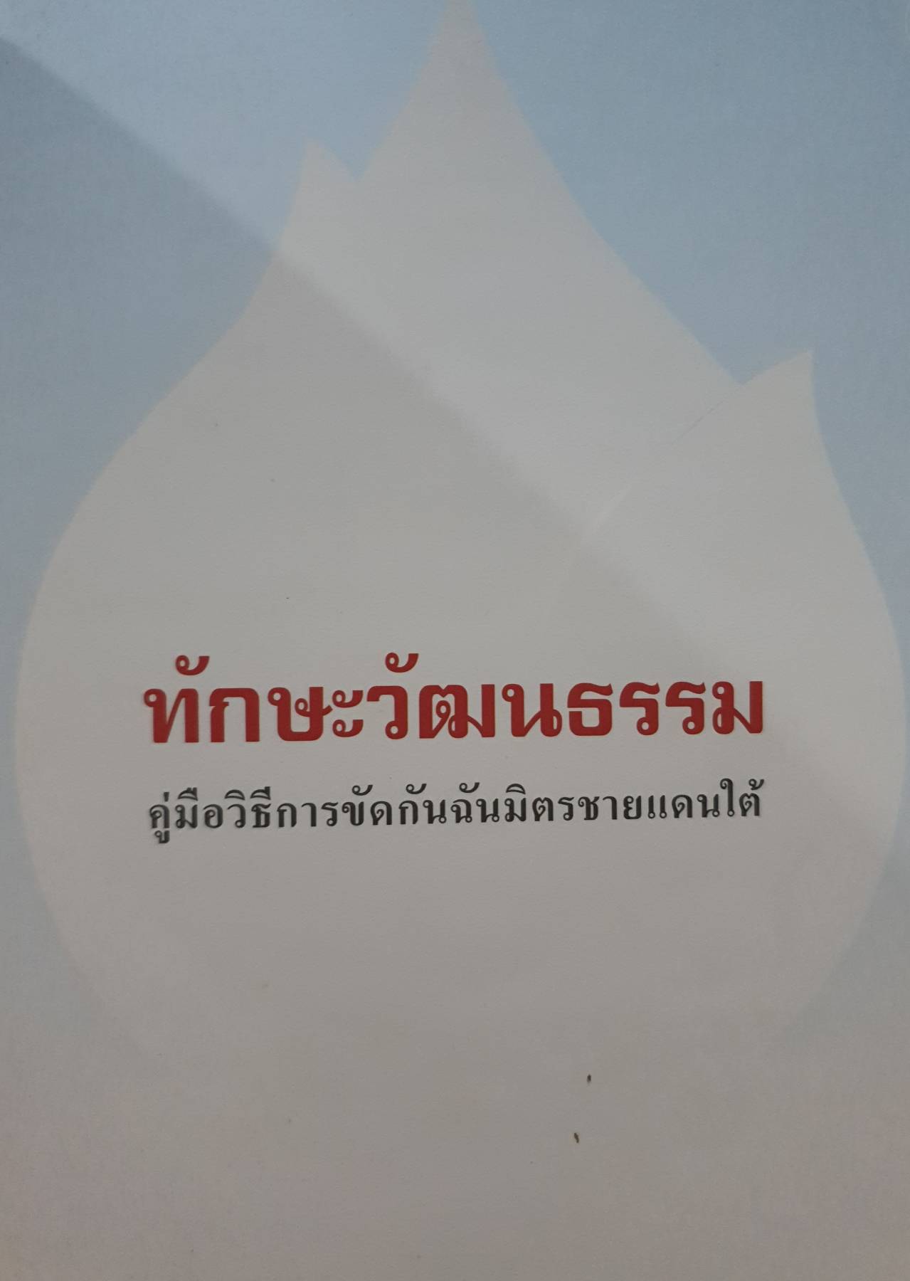"ทักษะวัฒนธรรม : คู่มือวิธีการขัดกันฉันมิตรชายแดนใต้