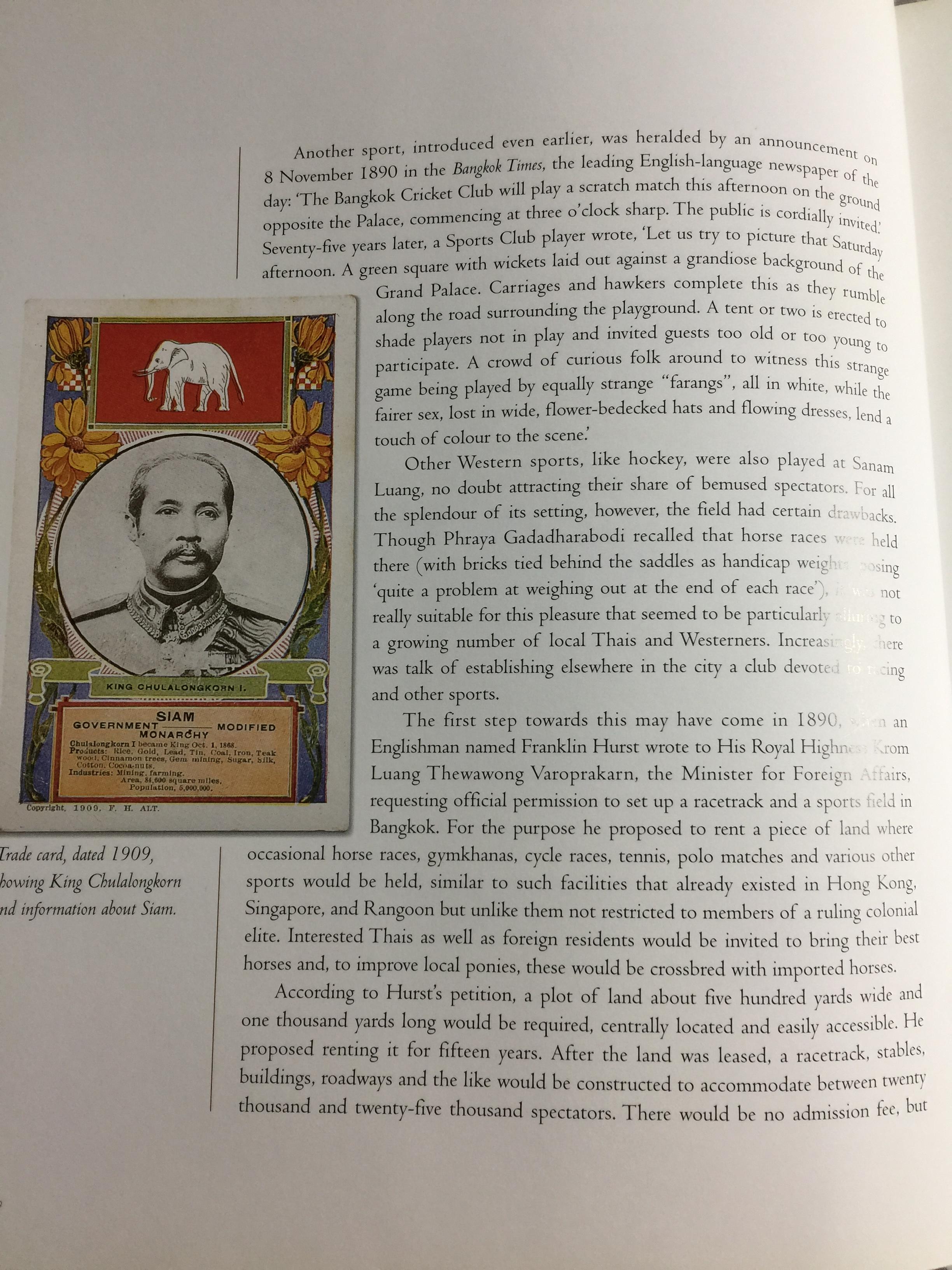 Celebrating 100 Years The Royal Bangkok Sports Club