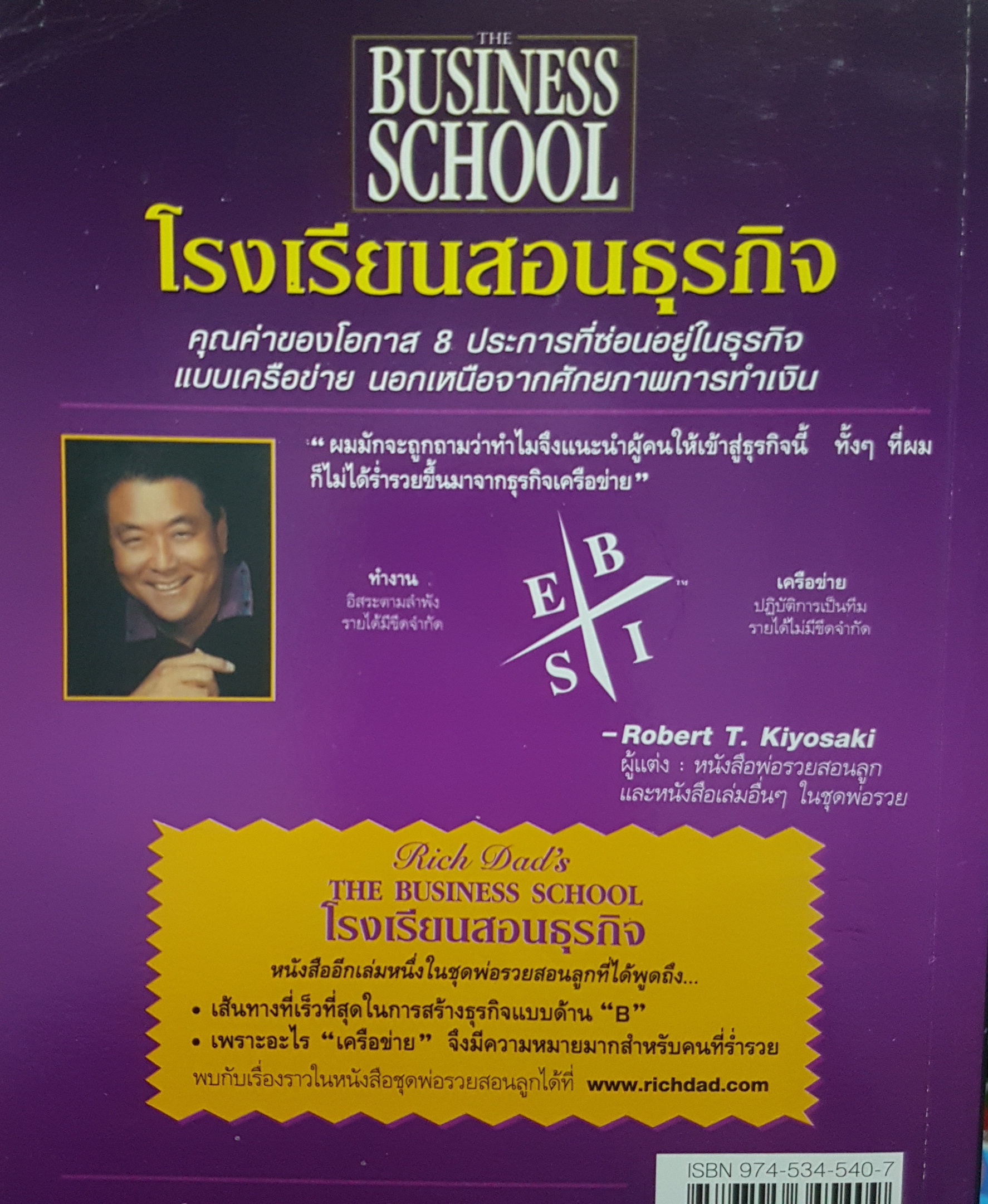 โรงเรียนสอนธุรกิจ Rich Dad The Business School โดย โรเบิร์ต คิโยซากิ