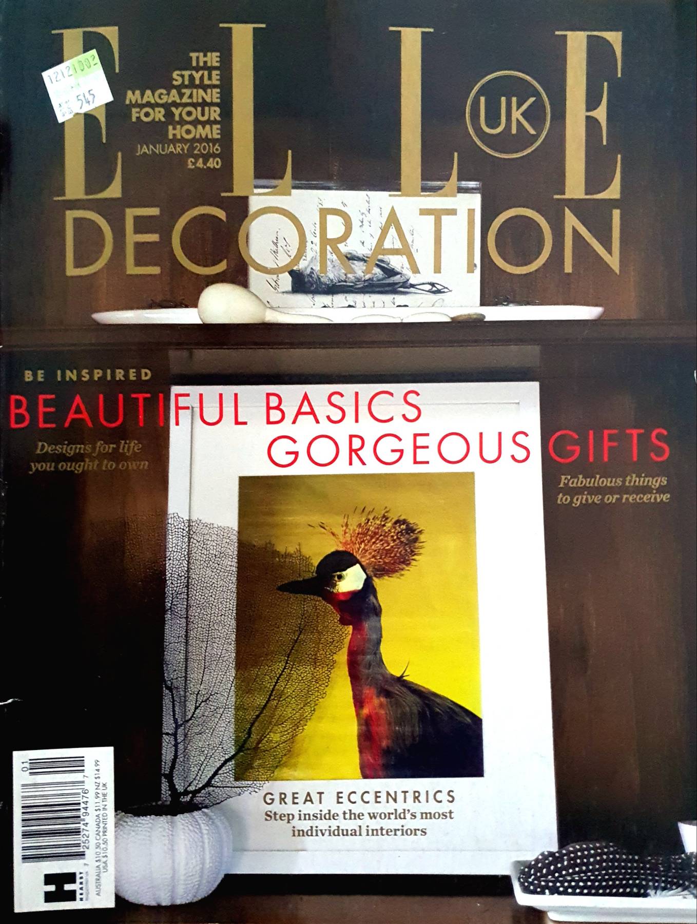 Elle Decoration Magazine – January 2016