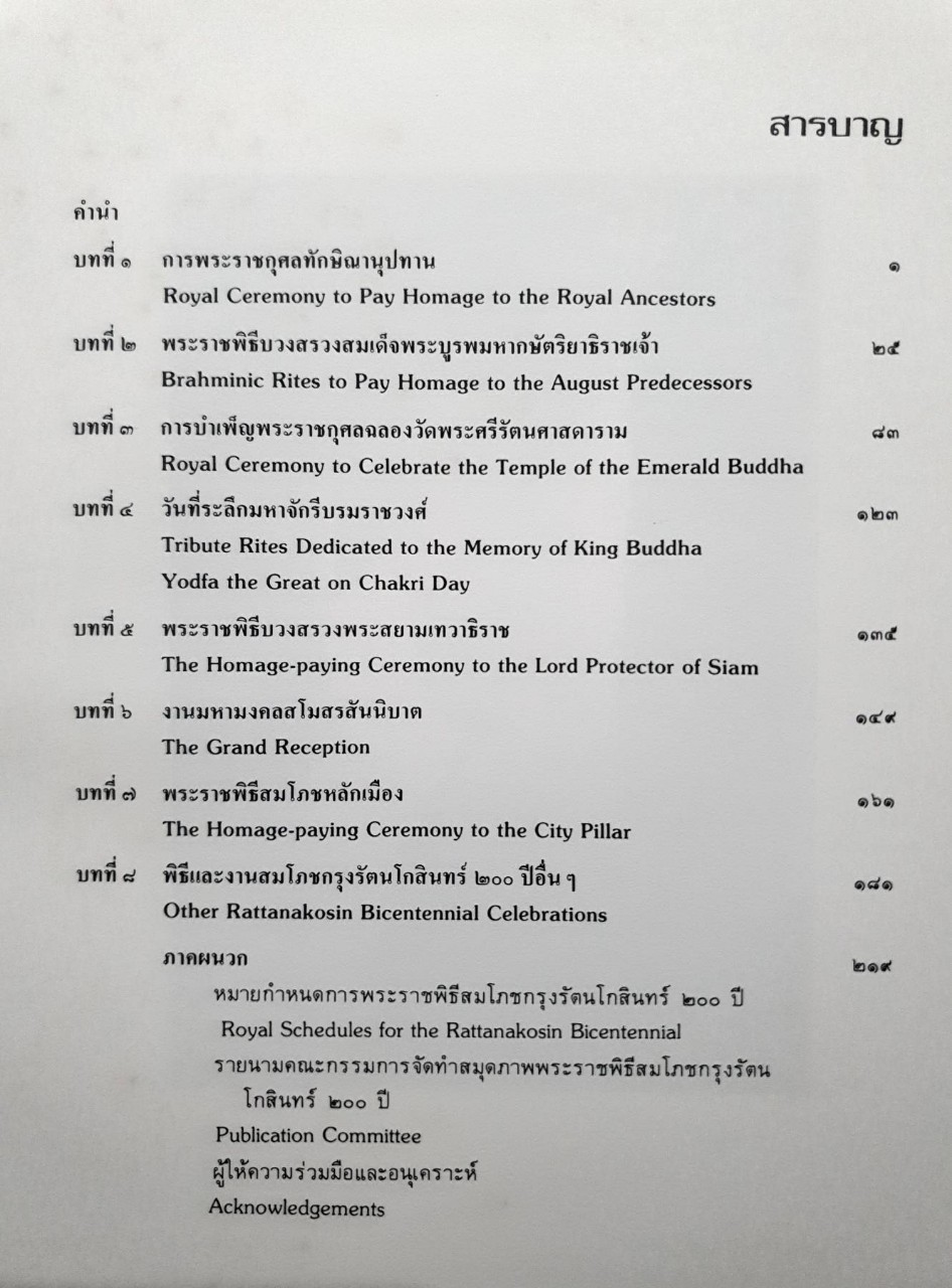 พระราชพิธีสมโภชกรุงรัตนโกสินทร์ ๒๐๐ ปี : สำนักราชเลขาธิการฯ