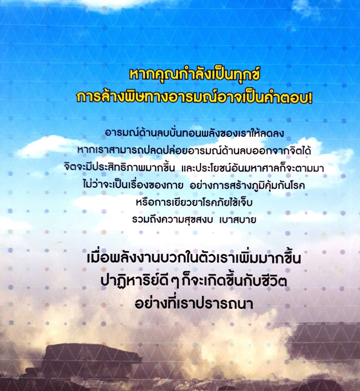 สร้างปาฏิหารย์ให้ชีวิต ล้างพิษทางอารมณ์ : ล้วนชาย ว่องวานิช