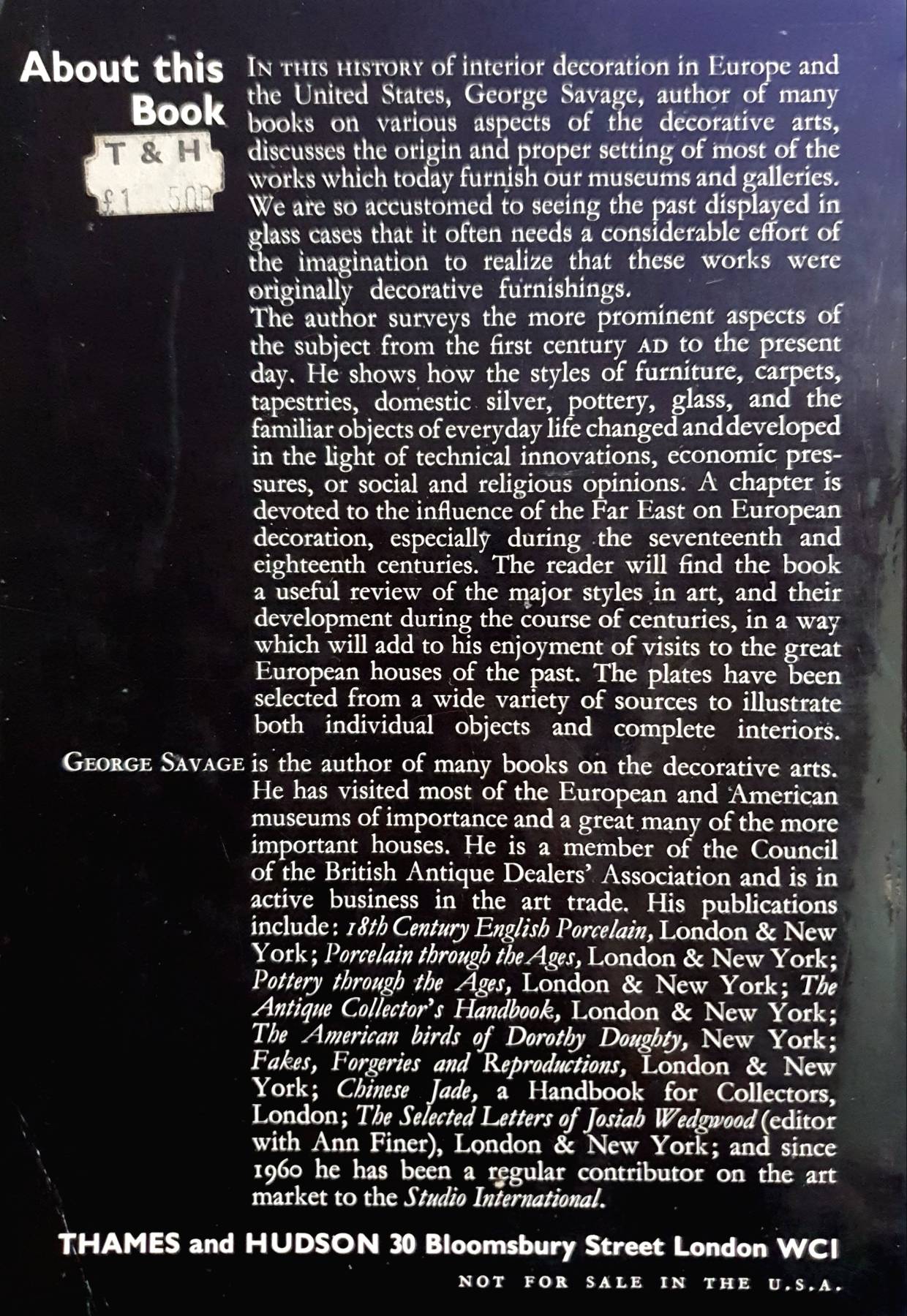 A Concise History of Interior Decoration