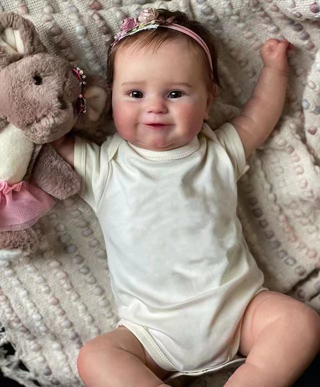 ตุ๊กตาเด็กจำลอง reborn Baby Doll50 ซม.ติดกาวและแช่น้ำตุ๊กตาเด็กจำลอง