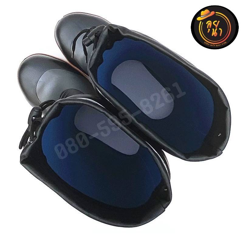 ใหม่ 2024 รองเท้าบูทหัวเหล็ก-พื้นเหล็ก เขียว-ส้ม