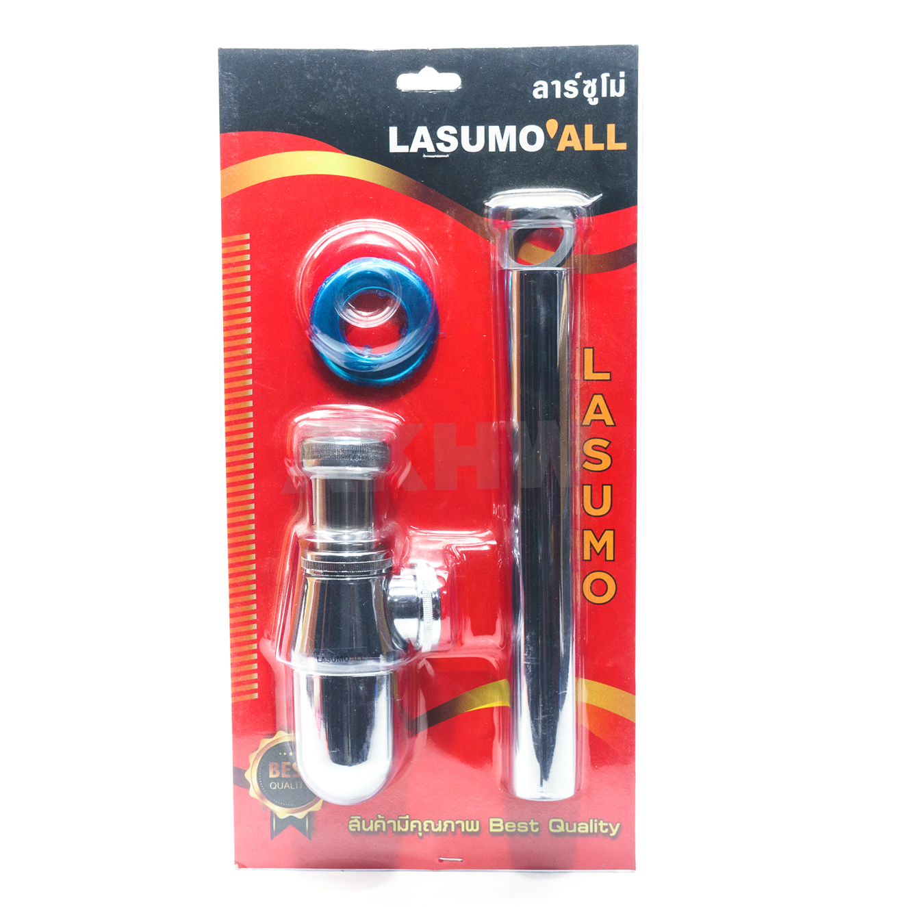 ท่อชาร์ปน้ำทิ้งสแตนเลส LASUMO ป้องกันกลิ่นและแมลง [ขายปลีก/ส่ง]