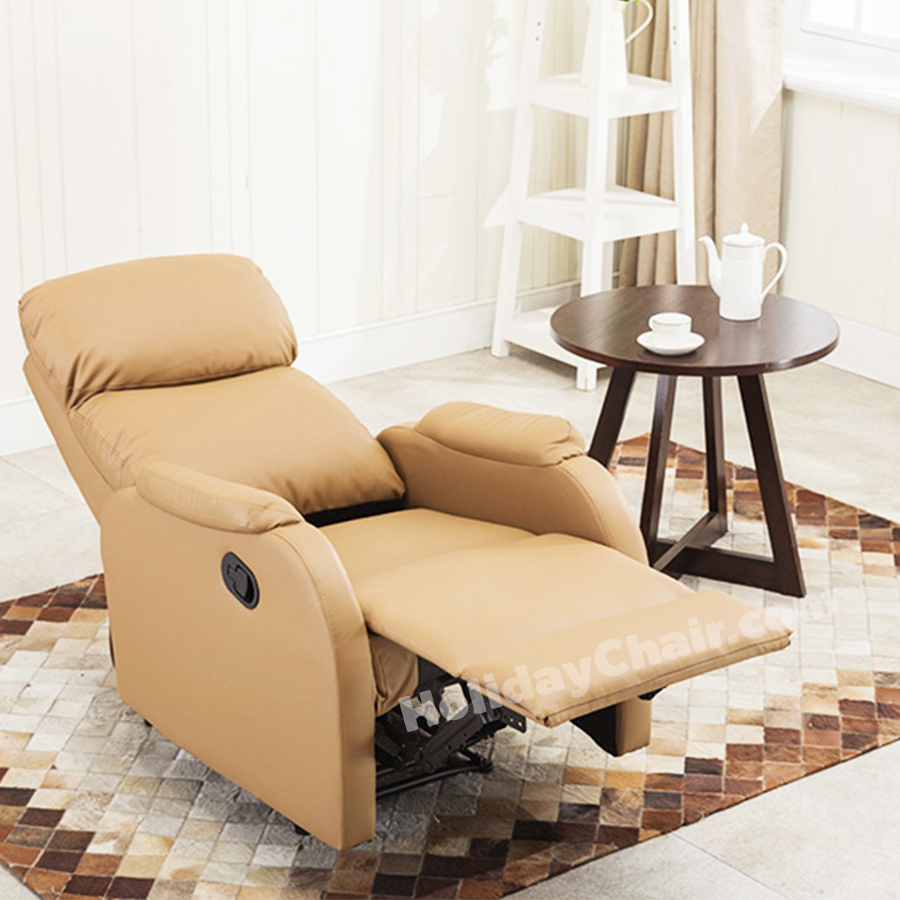 โซฟาปรับนอน พร้อม ที่วางของอเนกประสงค์ โซฟาเบด โซฟาหนังเทียม โซฟาหนัง เก้าอี้โซฟา เก้าอี้ปรับระดับ โซฟาเดี่ยว เก้าอี้ปรับเอนนอน เก้าอี้เอนหลัง HC-055