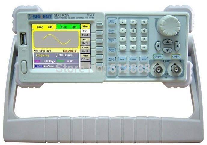 SIGLENT SDG1025 function generator 25 mhz