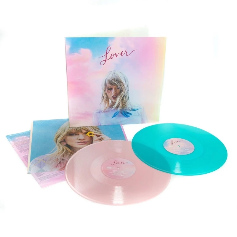 แผ่นเสียง ไวนิล 2LP Vinyl Taylor Swift Lover ใหม่ ซีล