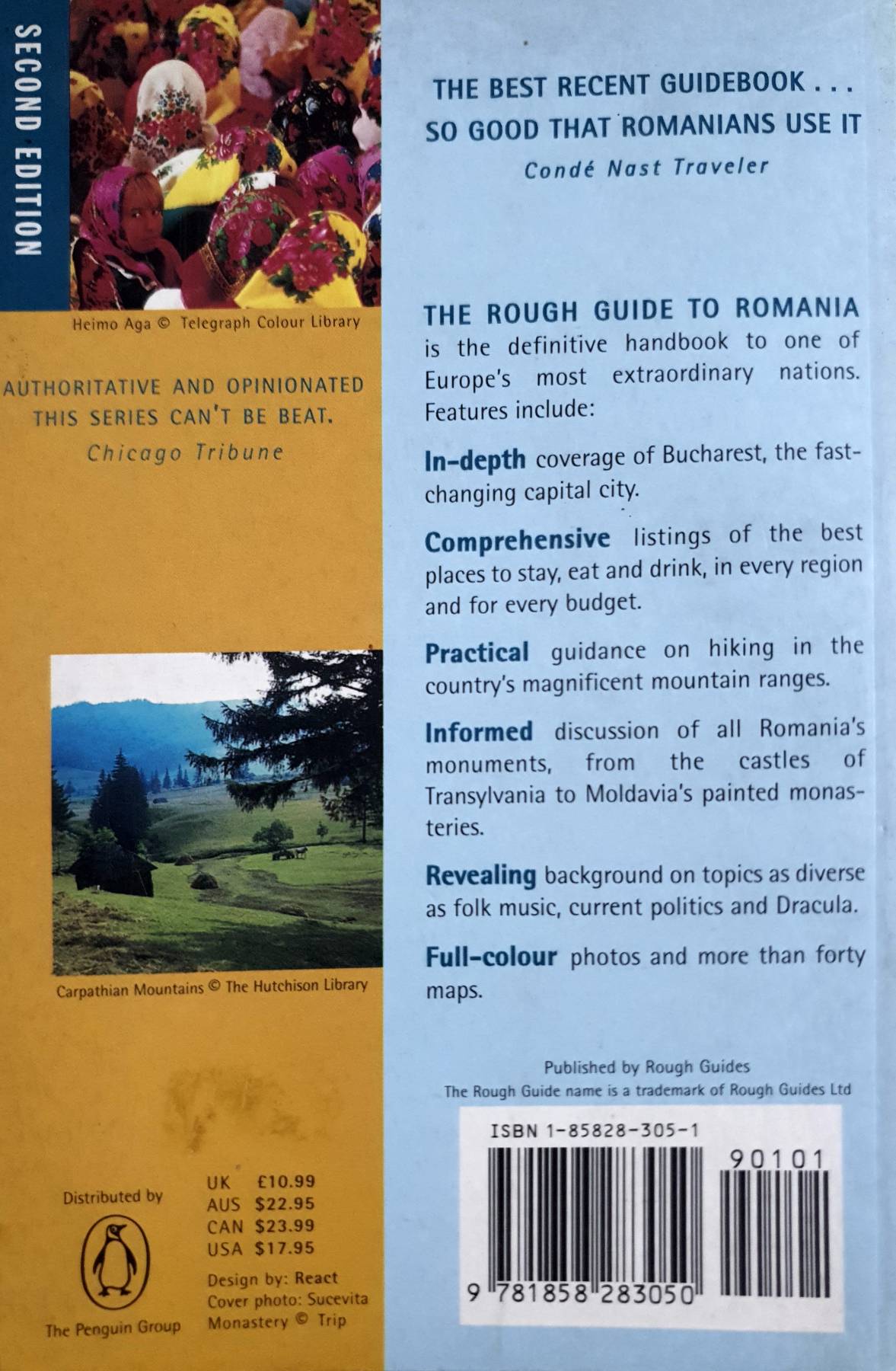 Romania: A Rough Guide, Second Edition Paperback