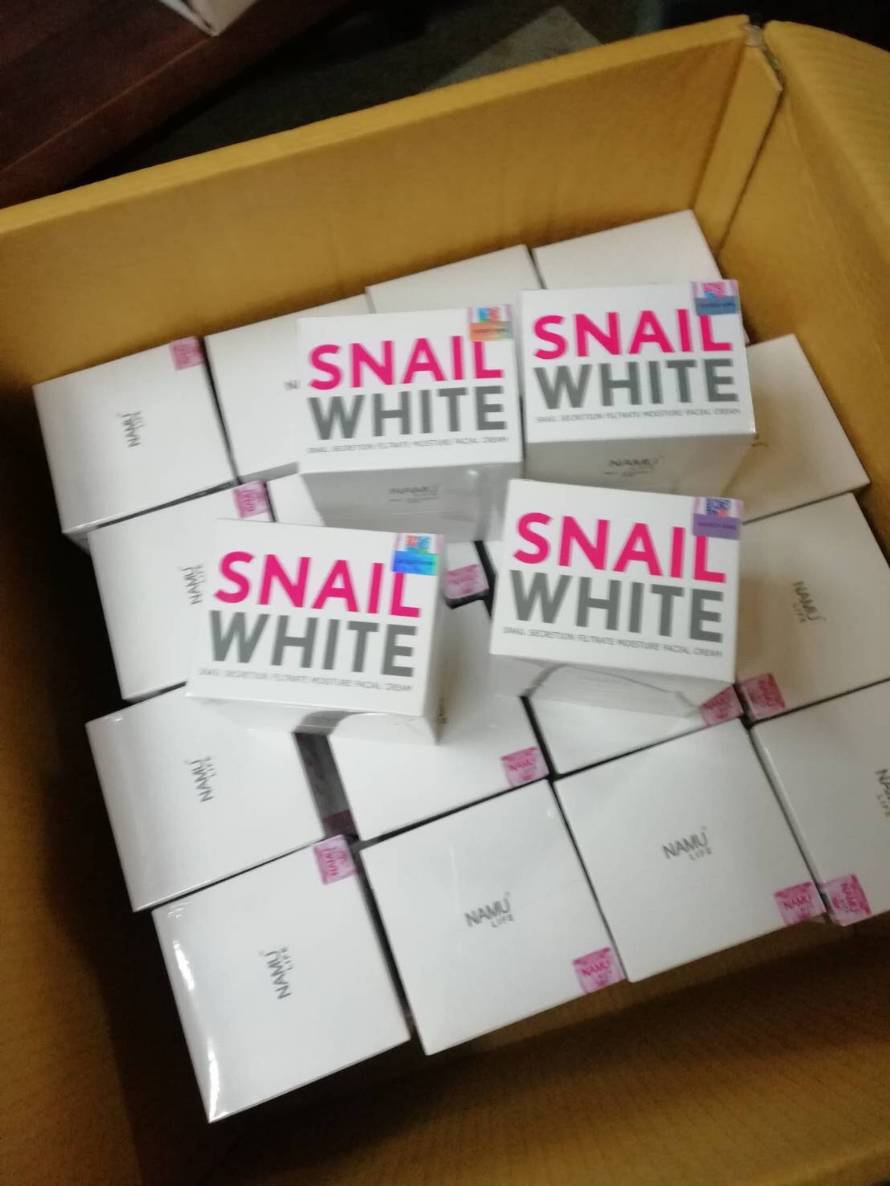 NAMU LIFE SNAIL WHITE GOLD CREAM 50 Ml. Snail White 蜗牛霜