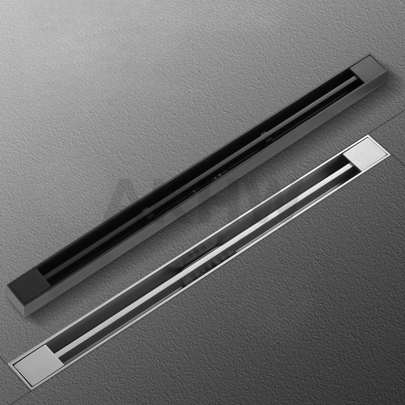 ตะแกรงน้ำทิ้งแบบยาว ลายเส้น KingsMan ความกว้าง 3.2cm วัสดุสแตนเลสหนา SUS304 ทนทาน ไม่เป็นสนิม [ขายปลีก/ส่ง]