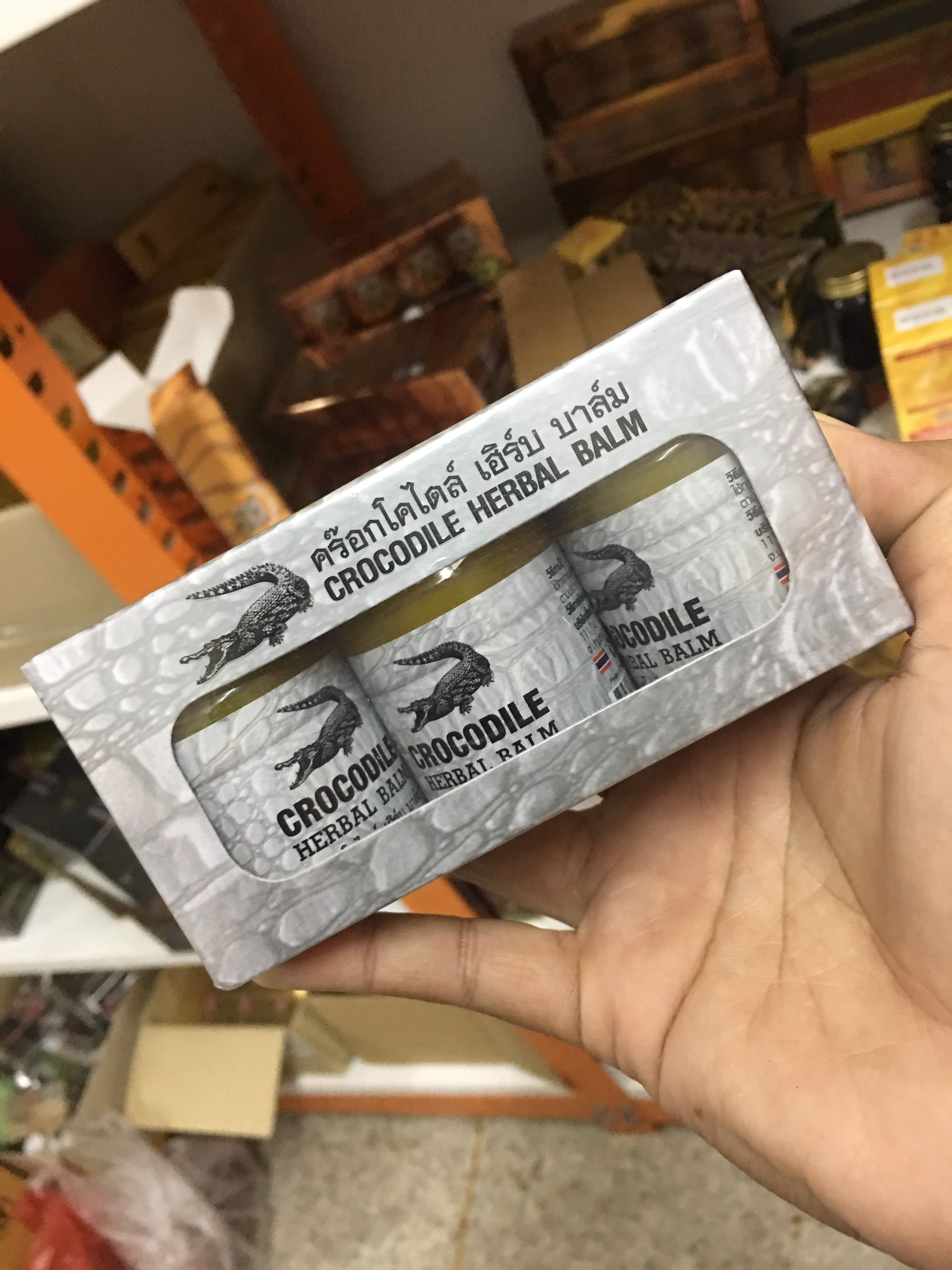 ยาหม่องจระเข้ 鳄鱼祛疤膏