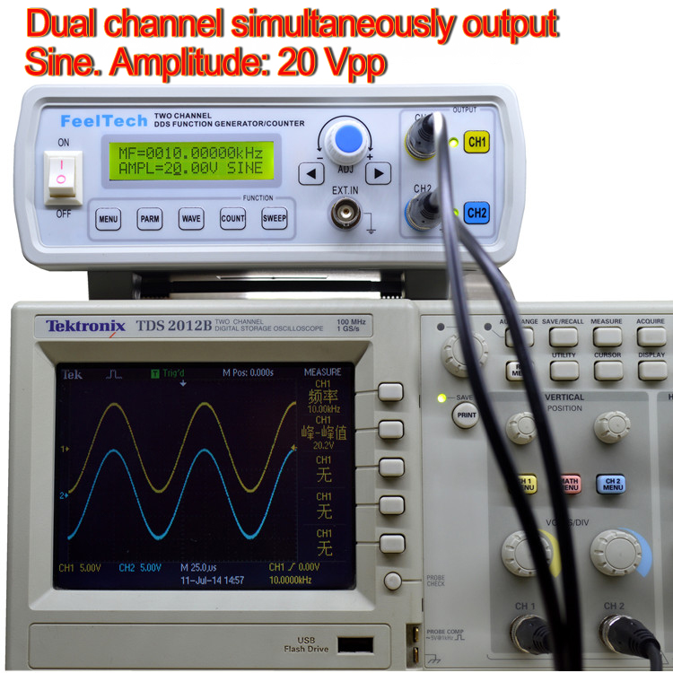 Function Generator fy2210s DDS 10Mhz