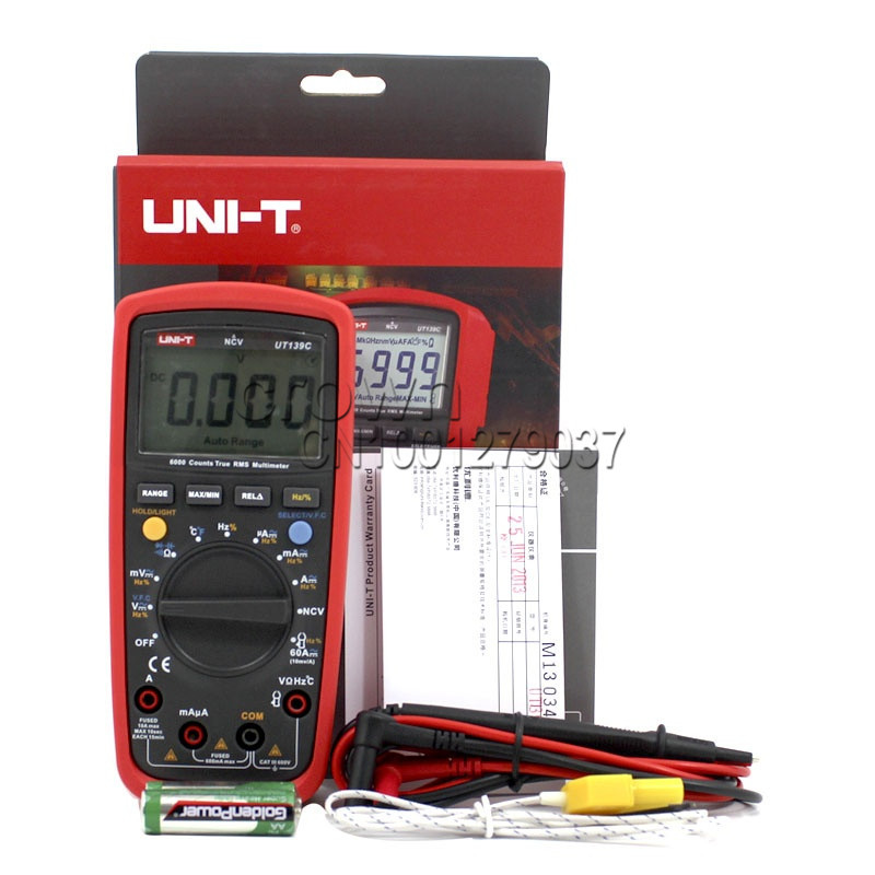 มัลติมิเตอร์ UNI-T UT139C สินค้าพร้อมส่งจากไทย