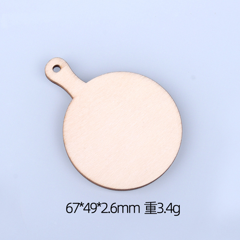 ถาดพิซซ่าฐานเค้กไม้ขนาดเล็ก DIY จำลองอาหารเล่นดินเหนียวเบาพิเศษตกแต่งบ้านตุ๊กตา