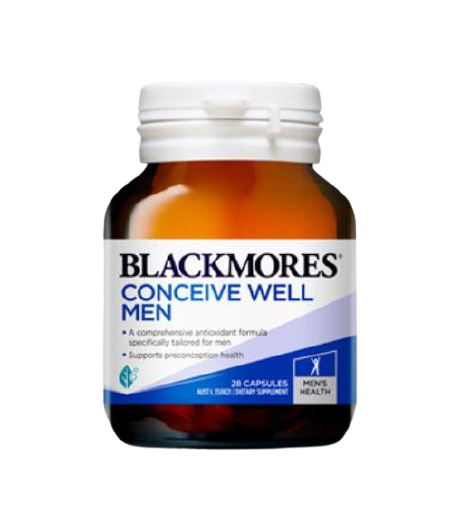 Blackmores Conceive Well Men วิตามินเตรียมพร้อมการมีบุตรสำหรับคุณผู้ชาย