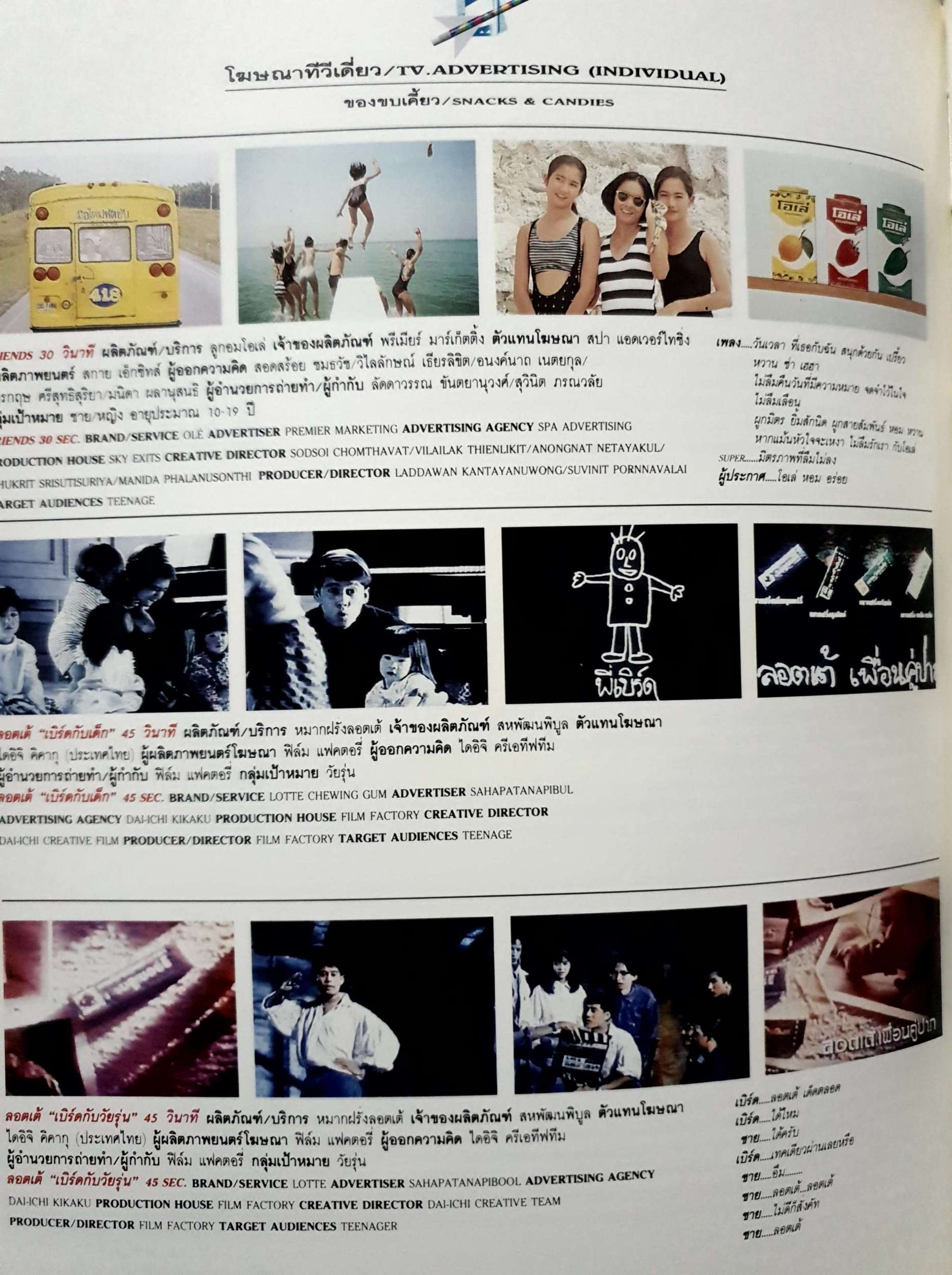 Tact Awards Top Advertising Contest of Thailand Awards 91-92