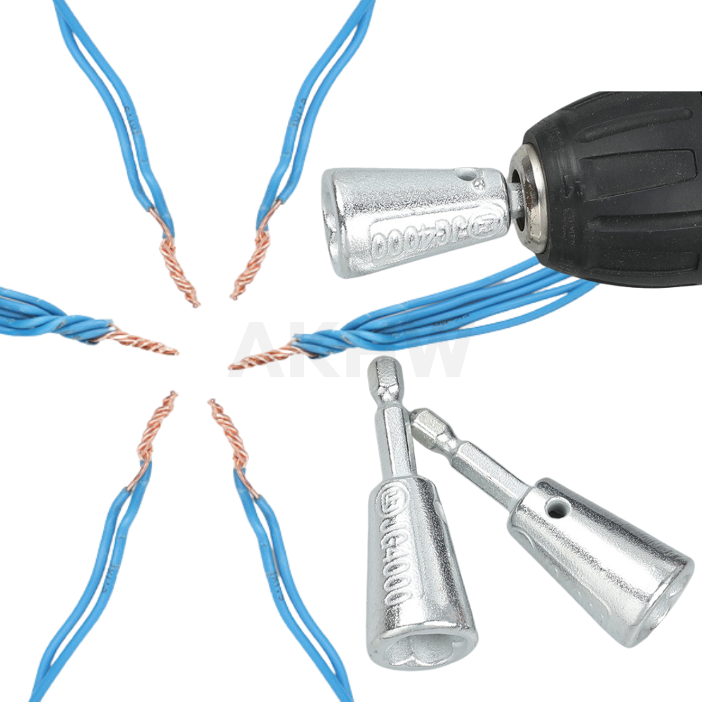 หัวบล็อกพันสายไฟ อุปกรณ์จั๊มสายไฟ สำหรับสว่าน KingsMan [ขายปลีก/ส่ง ราคาถูก]