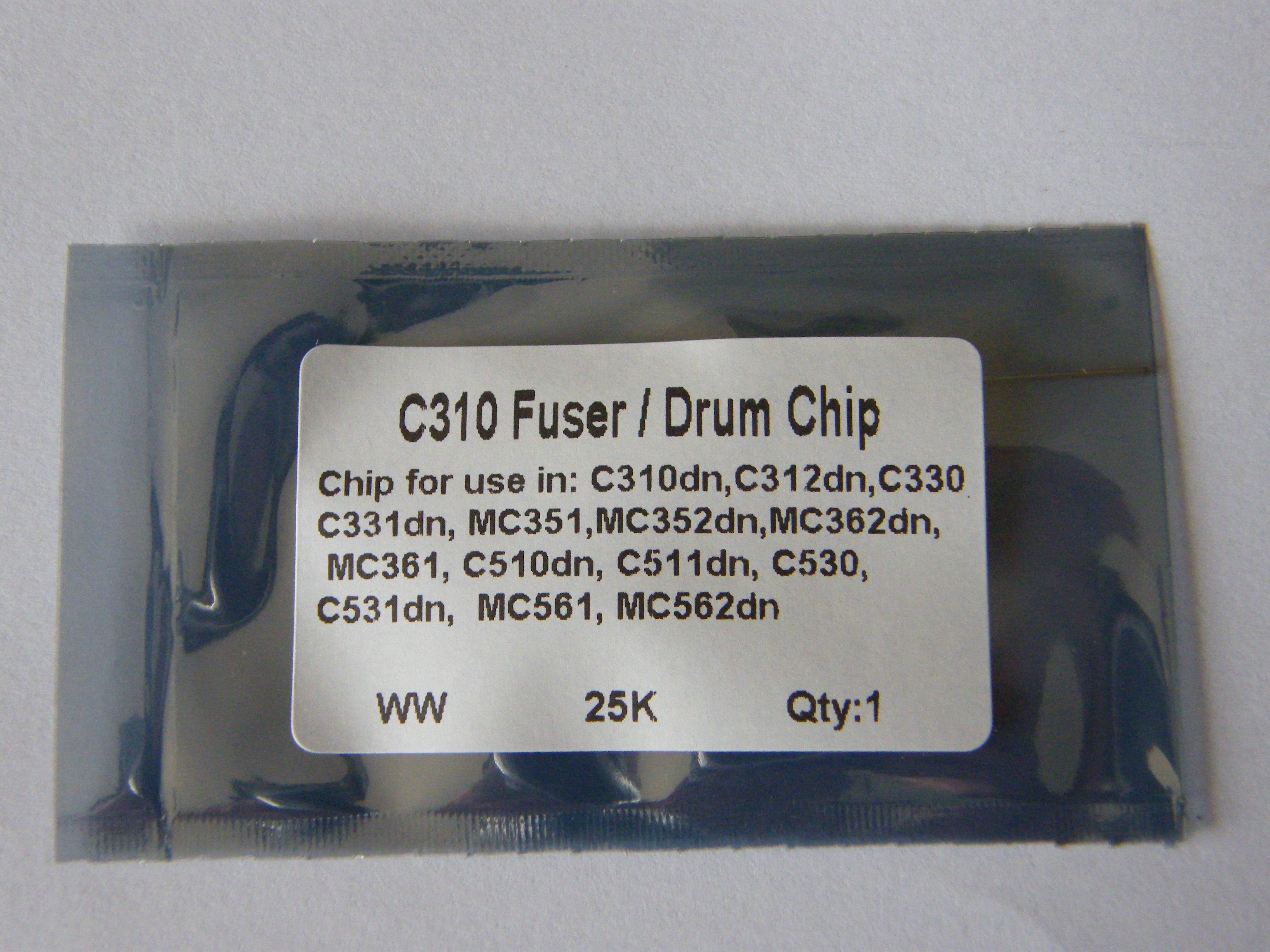 OKI CHIP FUSER & CHIP DRUM FOR OKI C310dn,C312dn,C330,C332dn,C510dn,C511dn,C530,C531dn,MC351,352dn,362dn,361,561,562dn 25K 700 กรัม