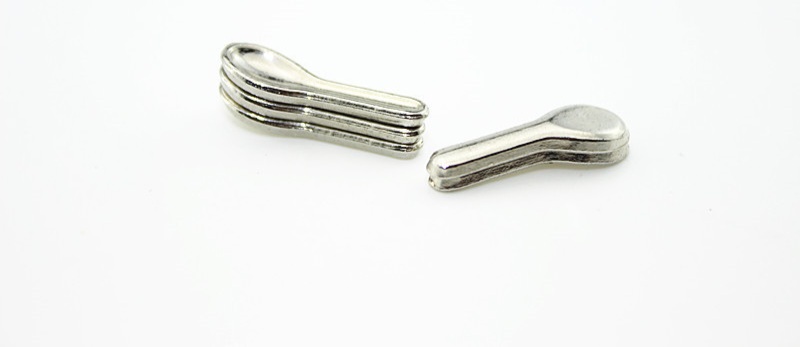 ช้อนจิ๋วจำลองสีเงินมันวาว งานสะสมdollhouse ตุ๊กตาจิ๋ว อาหาร ของเล่น โมเดล DIY ดินจำลอง มินิ