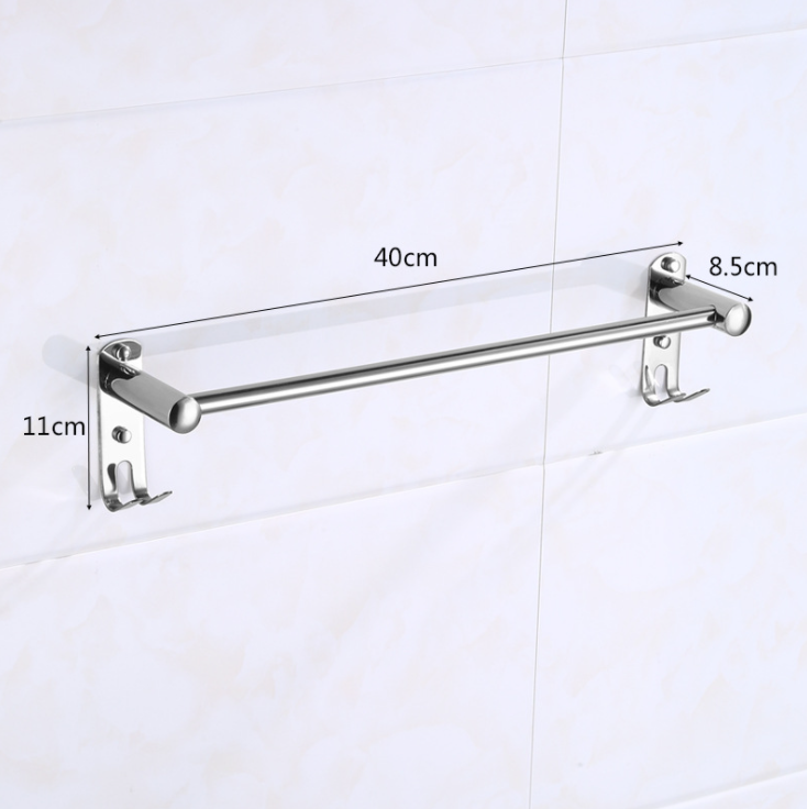 ราวตากผ้าสแตนเลสแท้ 304 แบบติดผนัง ยี่ห้อ Kingsman