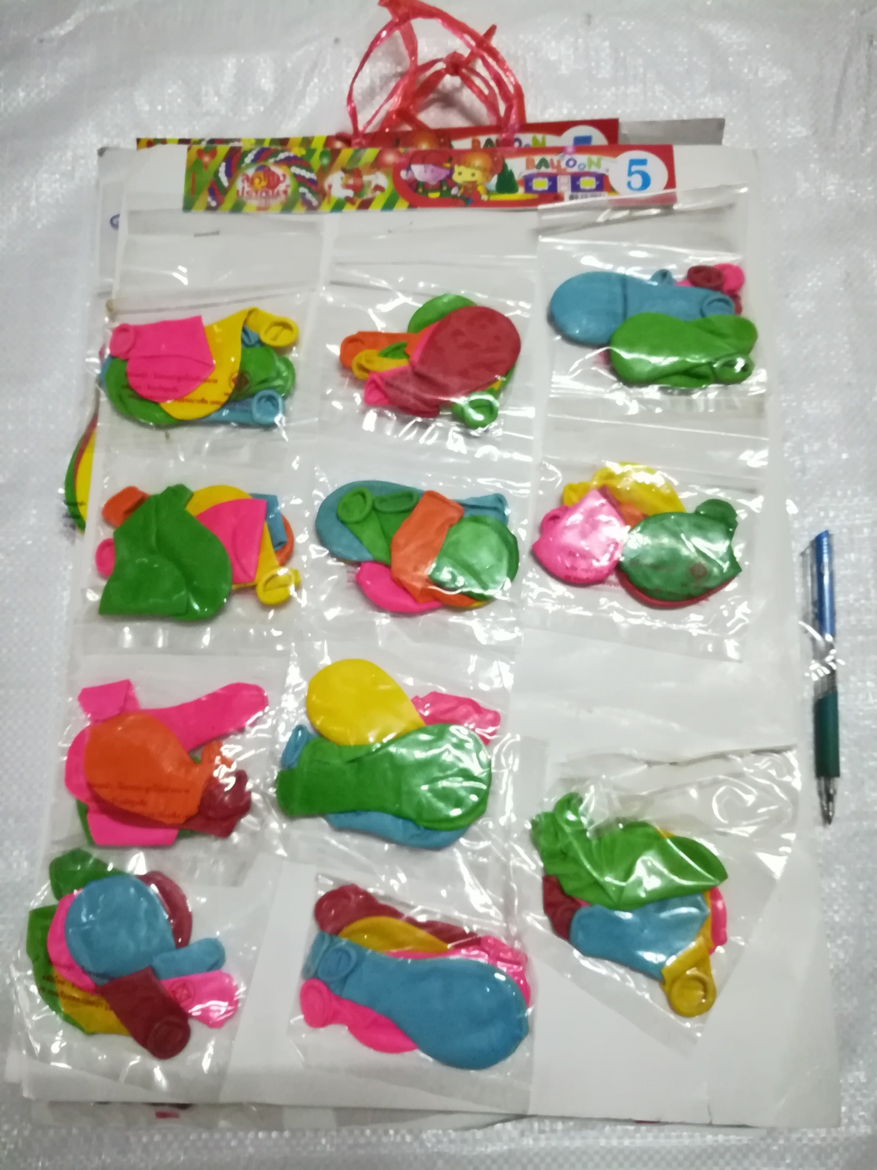 ลูกโป่ง เบอร์ 2 แผง