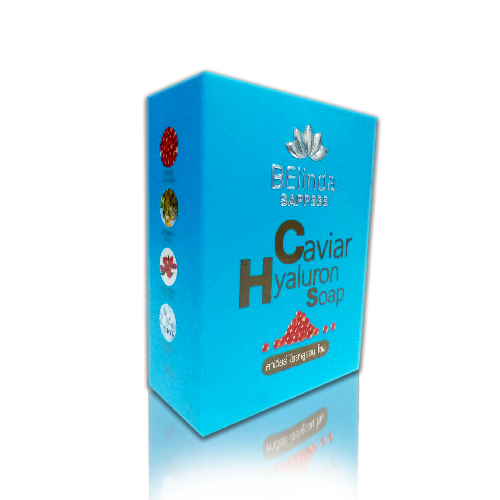 Belinda Sapp Caviar Hyaluron Soap (คาเวียร์ ไฮยาลูรอน โซฟ) สบู่กลีเซอร์ลีน สบู่บำรุงผิว