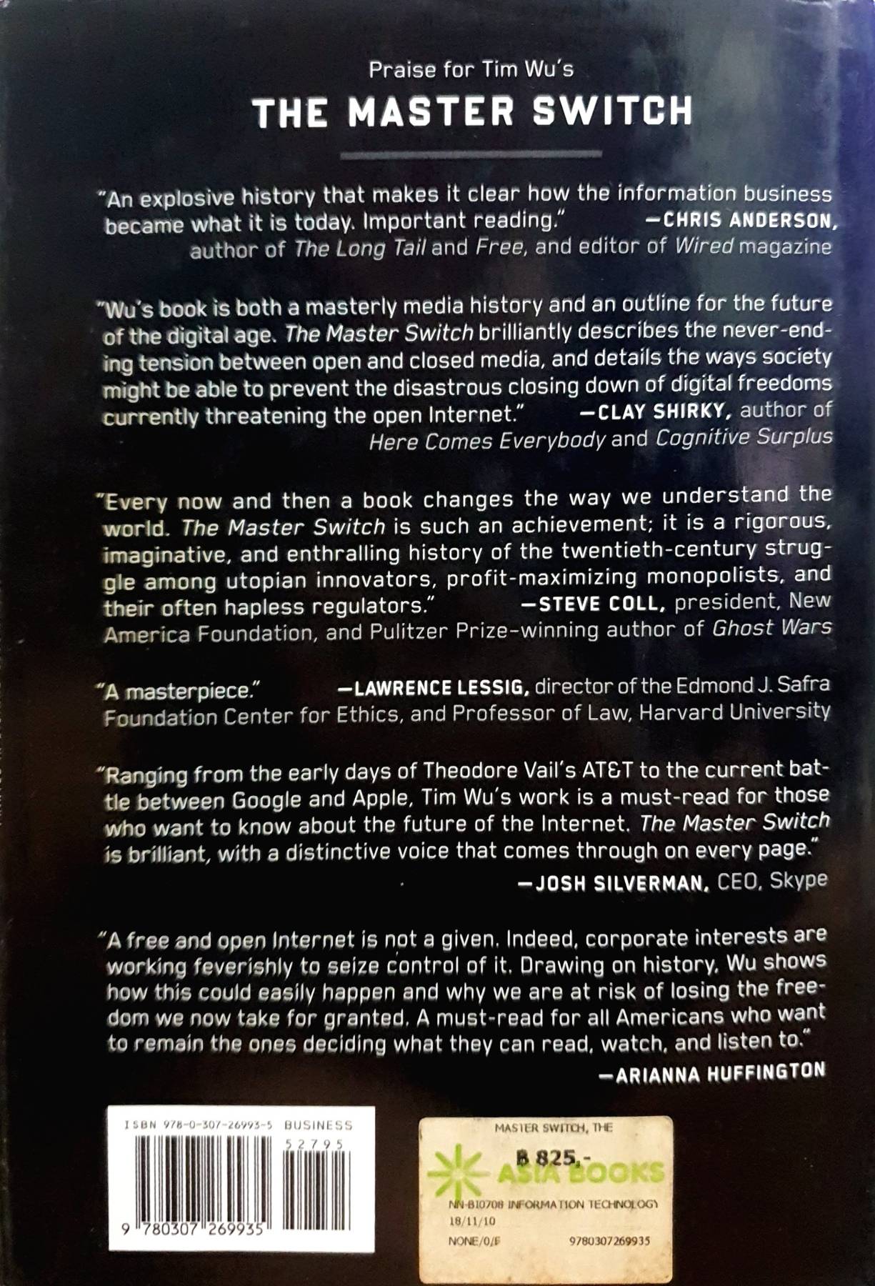 Master Switch : The Rise and Fall of Information Empires by Tim Wu