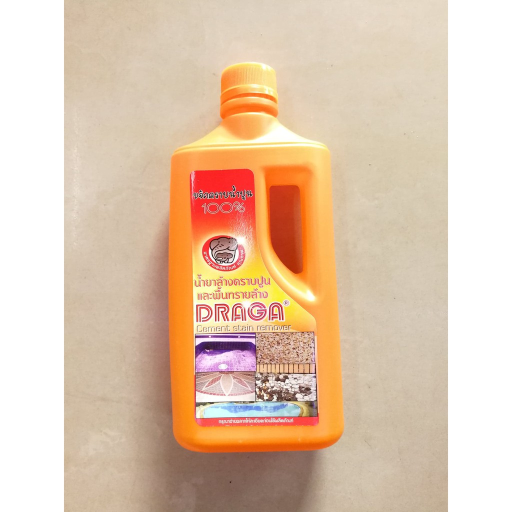 น้ำยาล้างคราบปูน พื้นทรายล้าง Draga
